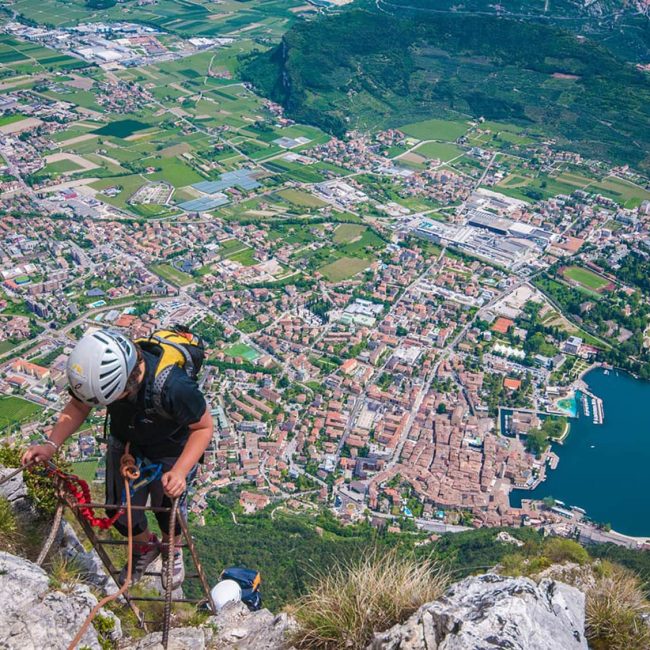 Arrampicate panoramiche riva del Garda