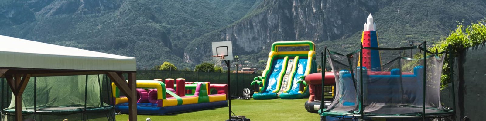 Parco giochi gonfiabili per bambini Hotel Campagnola