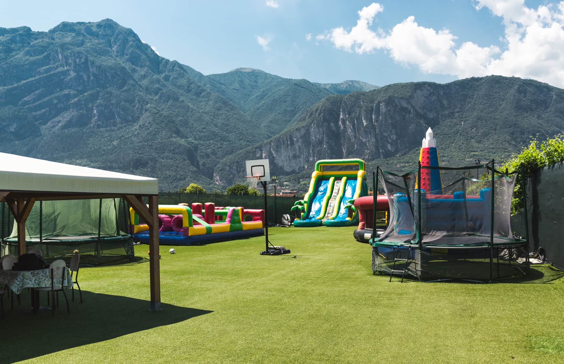 Parco giochi gonfiabili per bambini Hotel Campagnola